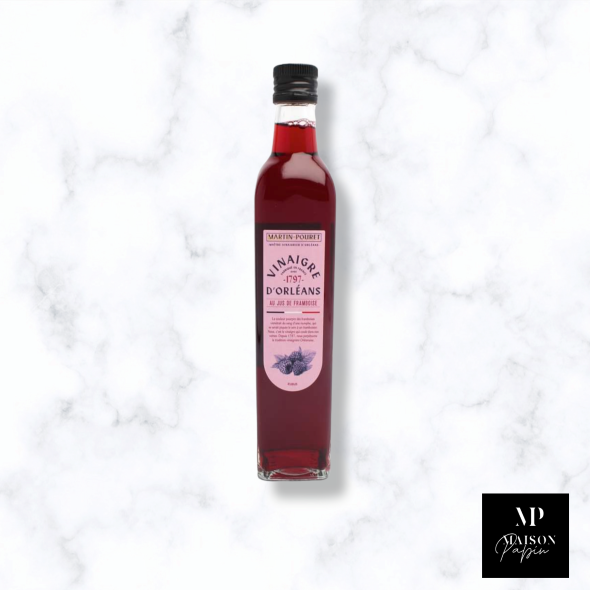 Vinaigre à l'ancienne au jus de framboises